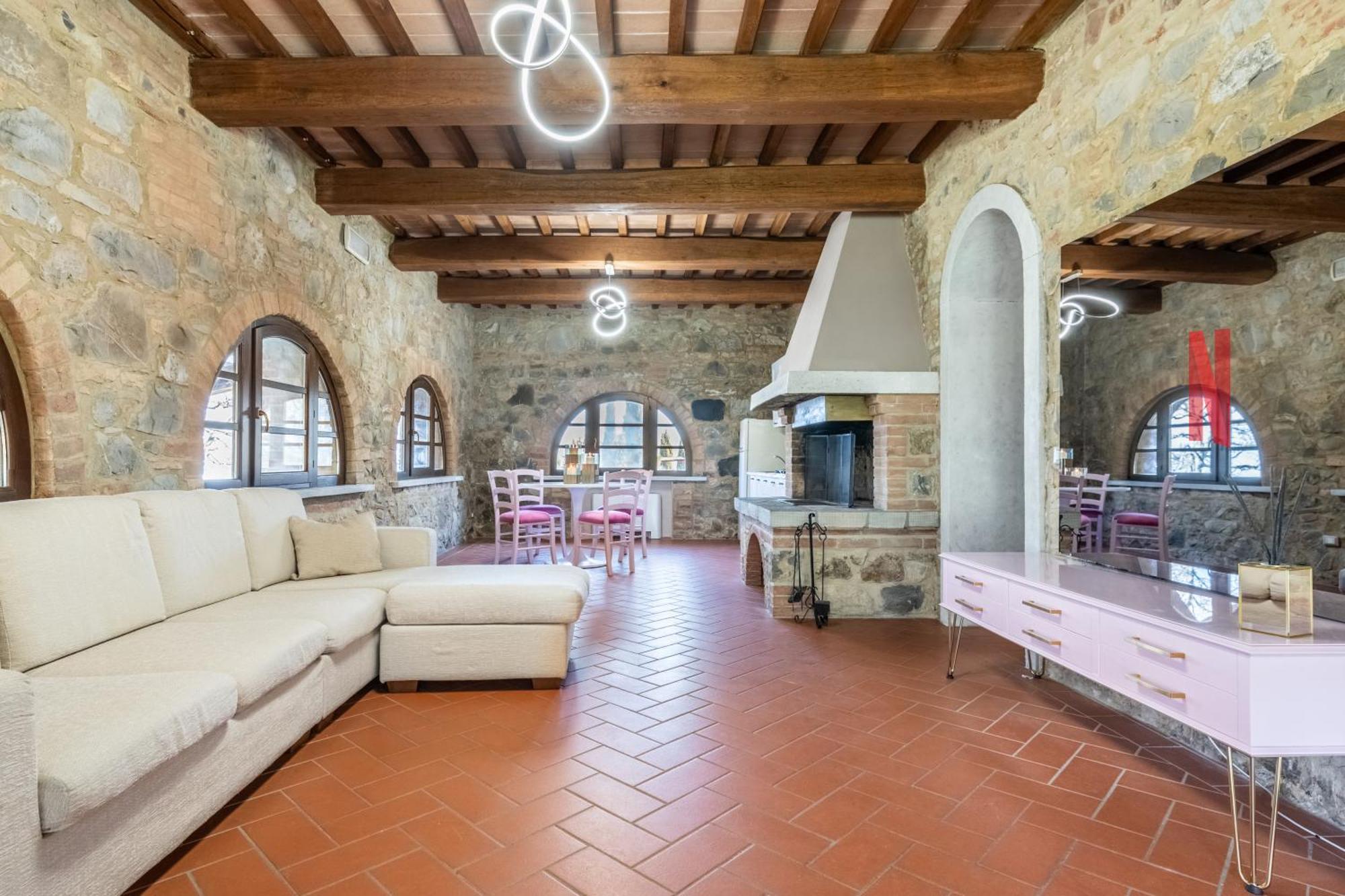 Villa Le Polle Di Meletro Кьянни Экстерьер фото